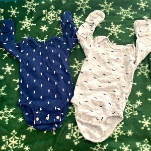 2 Carter’s onesie